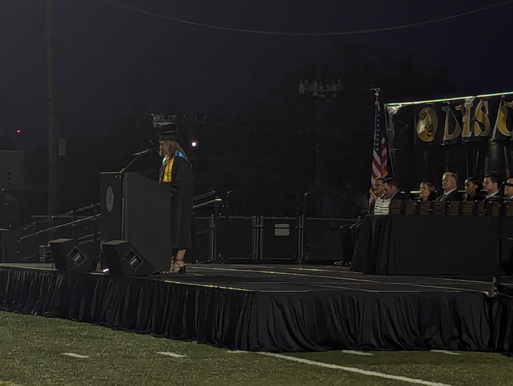 Valedictorian Emma McConnell